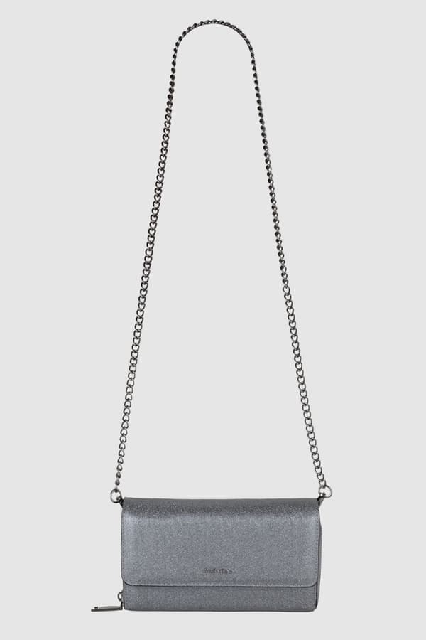 Valentino Kalua Pochette hopeaketjulompakko