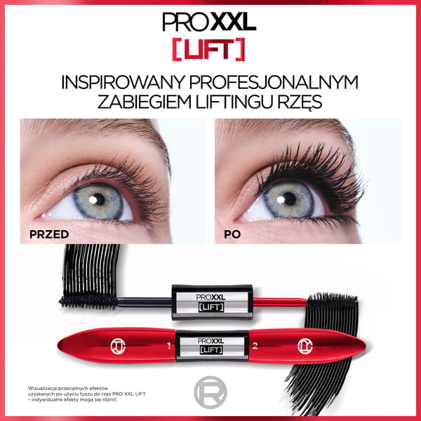 Loreal Double Pro XXL Lift Curling Mascara - Sort 13,6 ml