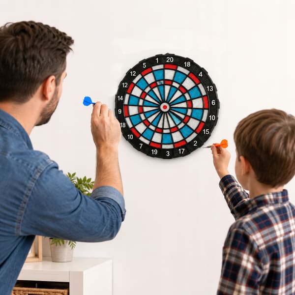 [5] Dartskive 42 cm sæt + pile Z3497