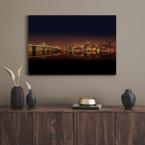 Lærredstryk af San Francisco-arkitektur 40X30