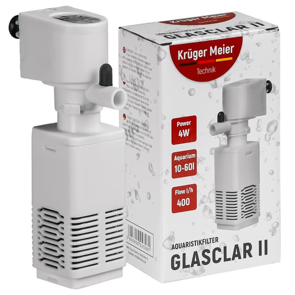 Kruger Meier Glasclar II - sisäsuodatin 400l/h