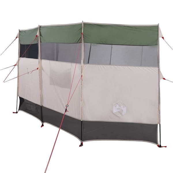 vidaXL Campingmarkis grön 366x152x152 cm vattentät