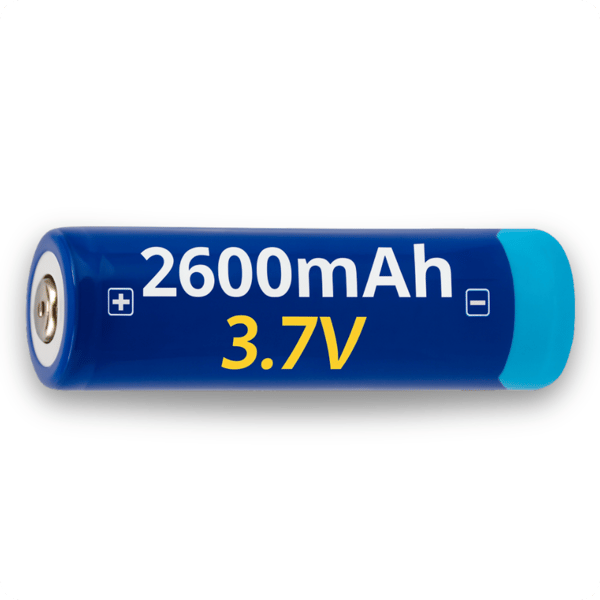 Batteri 18650 2600mAh 3,7V 9,62Wh