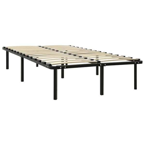 vidaXL sengestel sort metal 120 x 200 cm