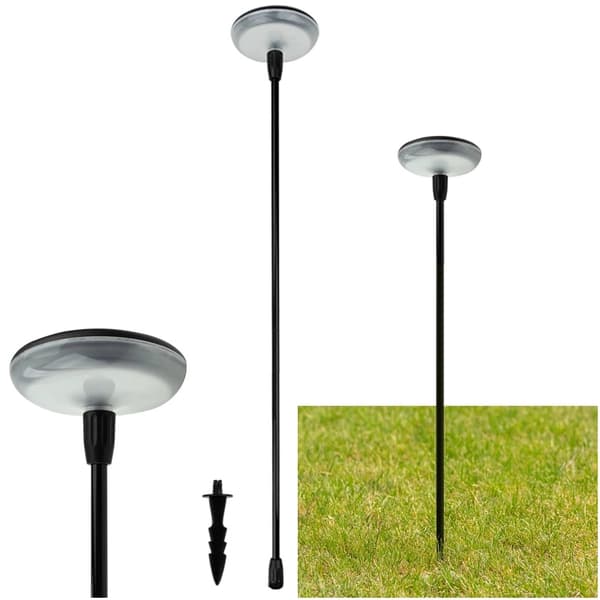 Solcellsdriven LED-trädgårdslampa, skymningssensor, neutral 4000K, IP65
