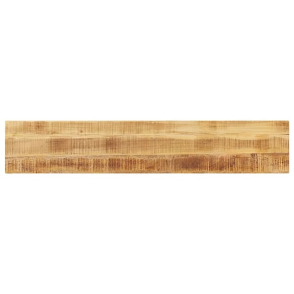 vidaXL bordplade 140x40x3,8 cm rektangulær ru mangotræ