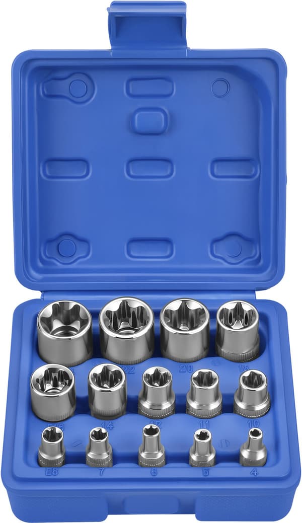 Torx topnøglesæt 14 dele KD10335