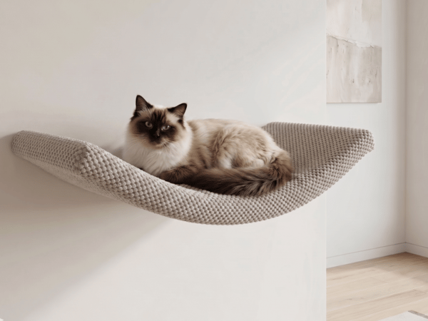 Arc Metal Kattehylde 75cm Beige