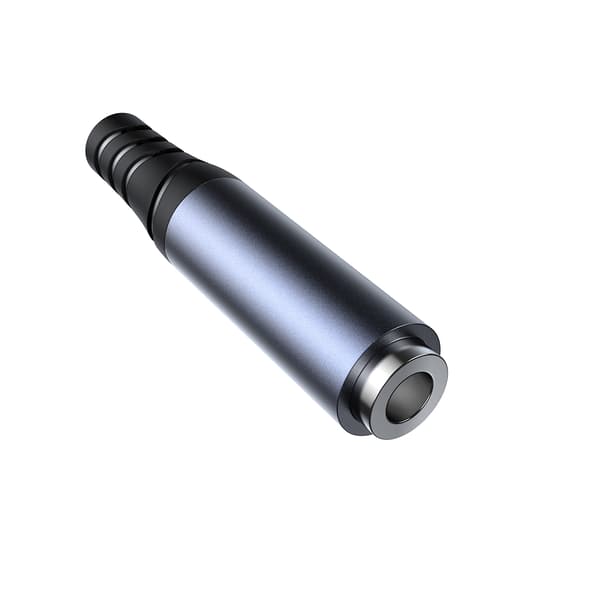 USB-C - 3,5 mm:n miniliitäntäinen DAC-sovitin, musta