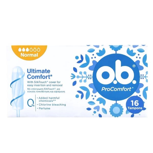 OB Pro Comfort Tampony - NORMAL 16 st