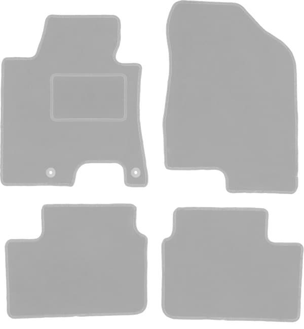Grå bilmåtter til: Kia Ceed II hatchback, stationcar, wagon, ProCeed, coupé (2012-2018)