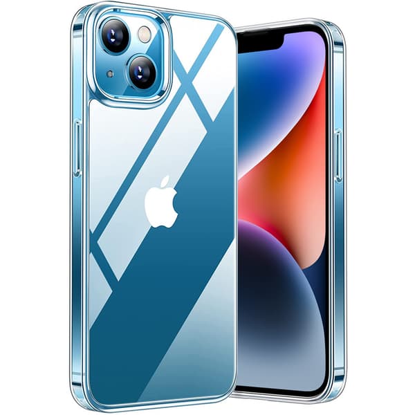 iPhone 14 Plus Premium Armor Slim Cover, Gennemsigtig