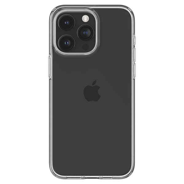 Spigen Liquid Crystal Clear cover til iPhone 15 Pro, gennemsigtig