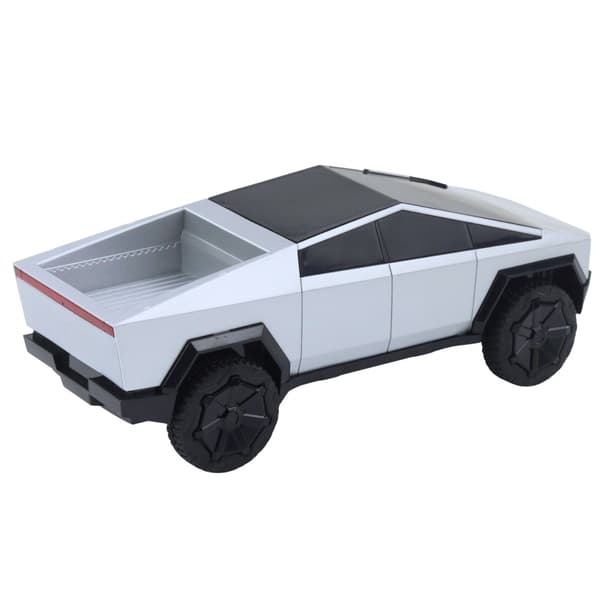 Fjernstyret bil RC pickup truck LED-lys sølv