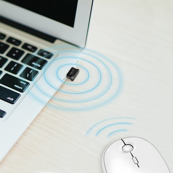 Bluetooth 5.3 USB-A -sovitin, kantama jopa 20 m, LED-valolla - LogiLink, BT0066