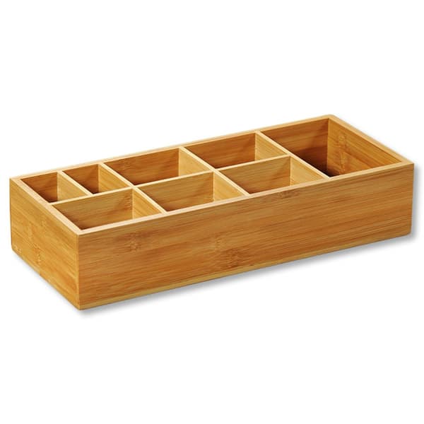 Bambusorganisator med rum