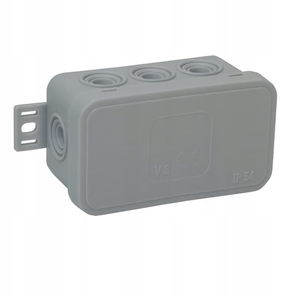 Hermetisk elbox Grå 80x45x41 mm