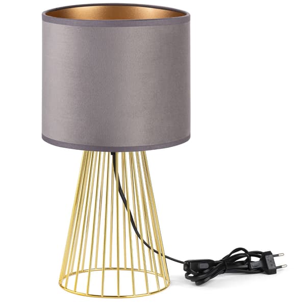 Tornado ASBGZ lampa, gråguld sammet