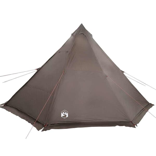 vidaXL 6 hengen tipi-perheteltta, ruskea, vedenpitävä