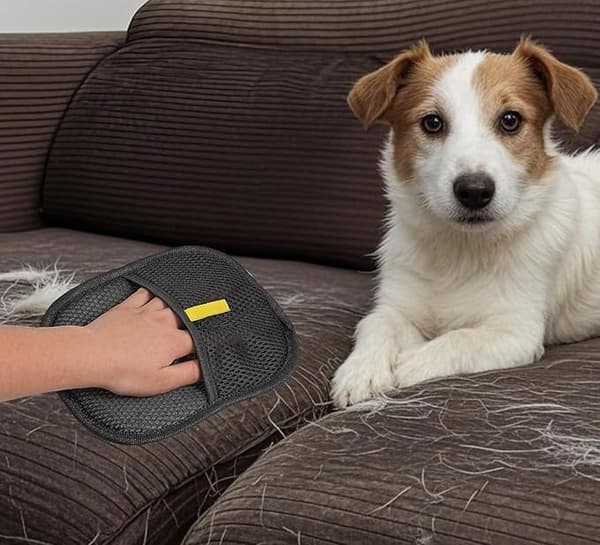 2x handsker til hårfjerning til hunde og katte
