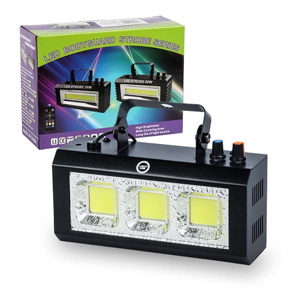 LIGHT4ME STROBE 60W stroboskop fest disko vitt ljus ljuseffekt LED