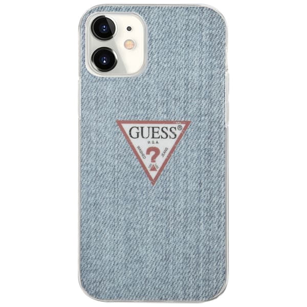 Guess Jeans Collection cover til iPhone 12 mini, blå/lyseblå