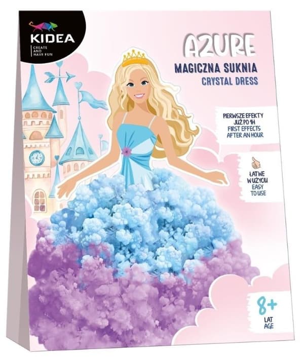 MAGISK PRINSESSE KJOLE AZURBLÅ KIDEA 6912