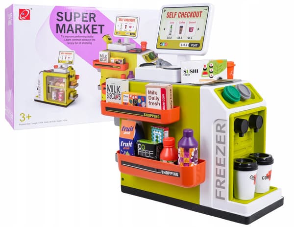 MINI-supermarketti + lisävarusteet