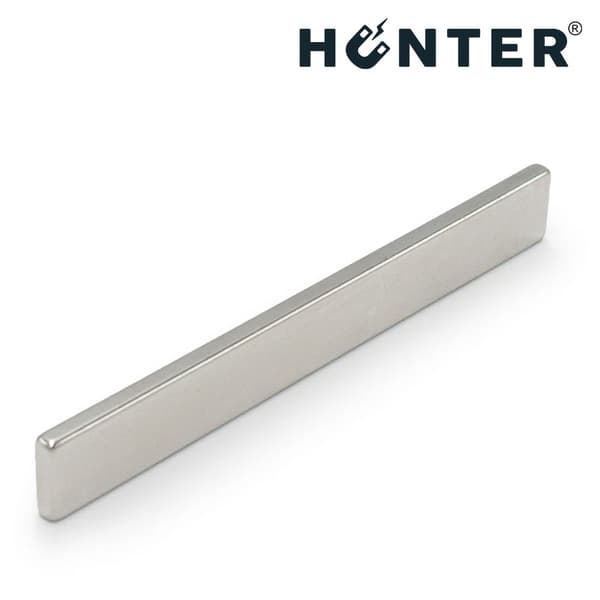 NEODYMIUM PLADE MAGNET 80x10x3mm, stærk, stang, rektangulær, HUNTER