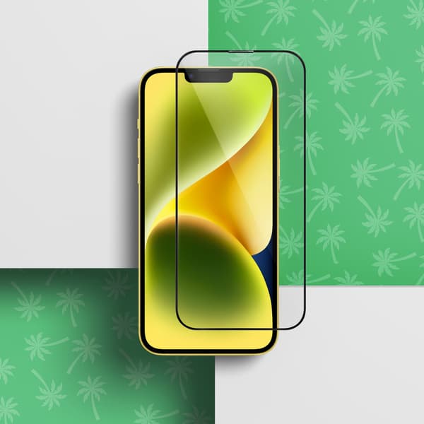 5D Full Glue Smart Palm Härdat Glas för iPhone 14