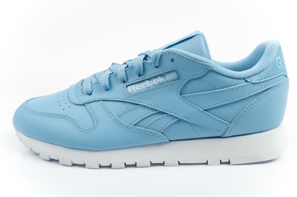 Reebok Wmns Classic Leather Sky Blue/White [EF3036] størrelse 35.5