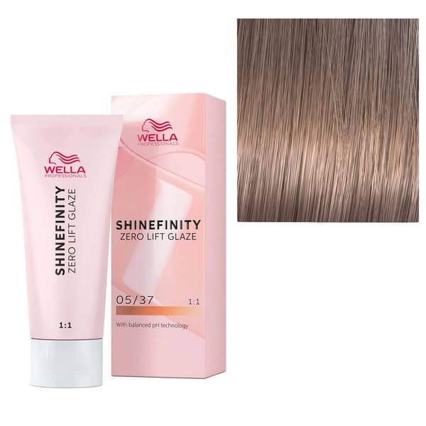 Wella Shinefinity 60 ml 05/37 Ruskea