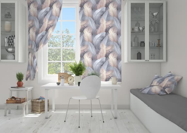 Gardin på tape print 339