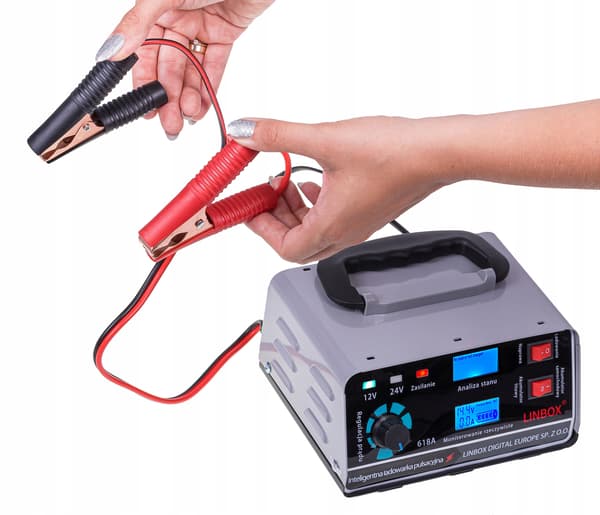 Bilbatterioplader 24V 12V 30A
