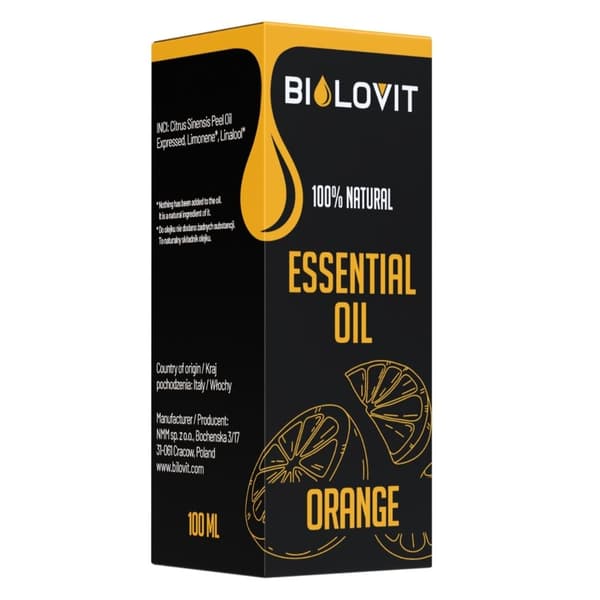 Bilovit - Æterisk olie Appelsin 100ml