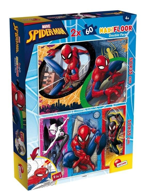 Puslespil 2x60 Disney Marvel Spiderman