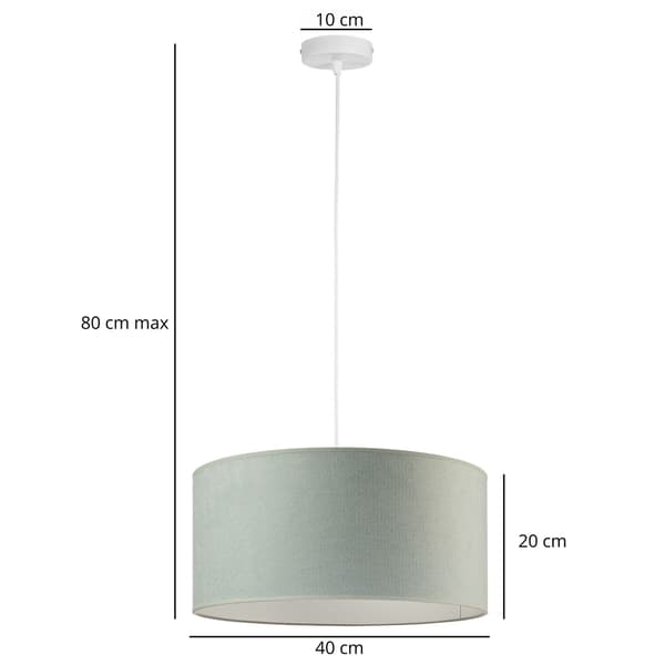 Tornado BAD1 lampa, salvia sammet