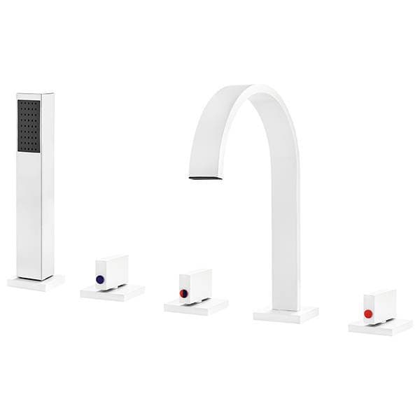 5-HULS BADEKARARBAR S-1061W HVID