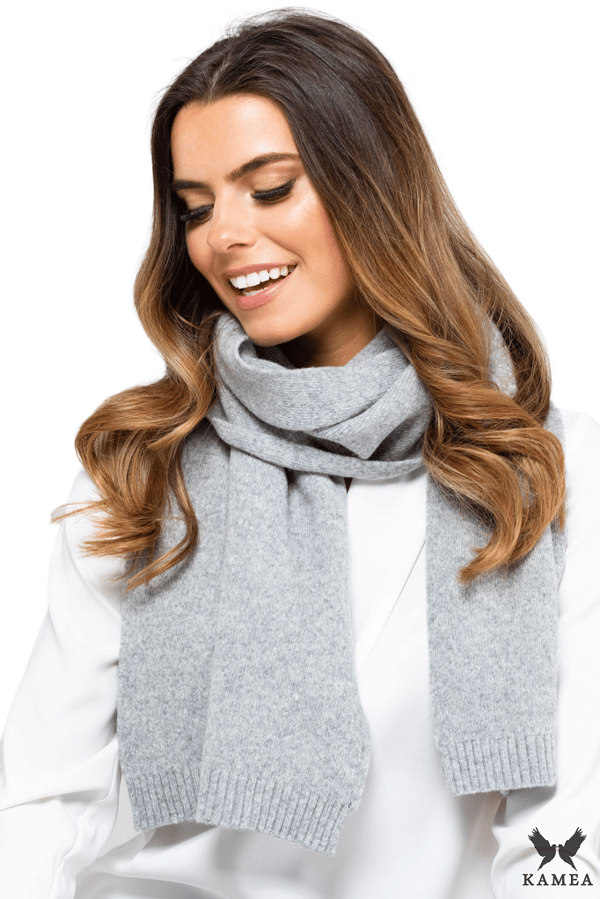 SCARF*02 dam vintergrå färg