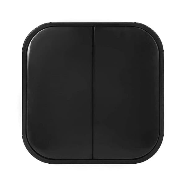 ToDo overflademonteret dobbeltafbryder IP20 sort