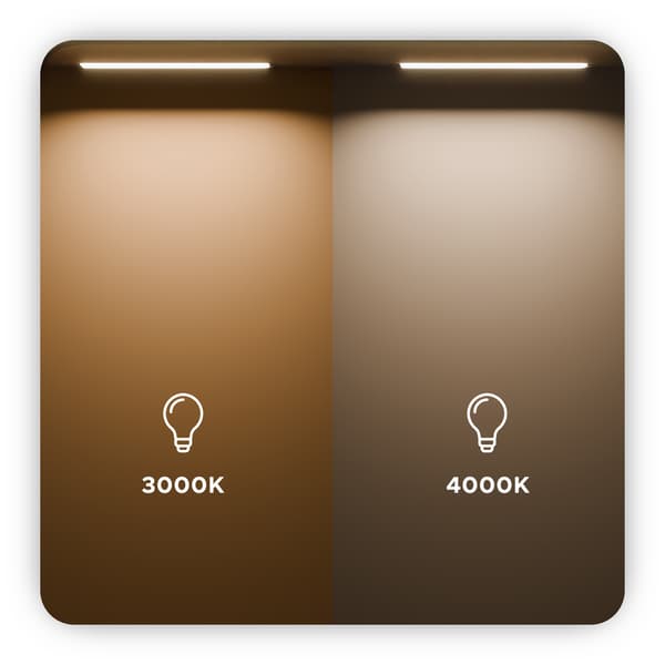 LED-remsa 1m COB 220V 3000K 288LED/m 9W/m 8mm