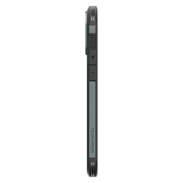 Spigen Tough Armor MagSafe-etui til iPhone 16 Pro, grøn