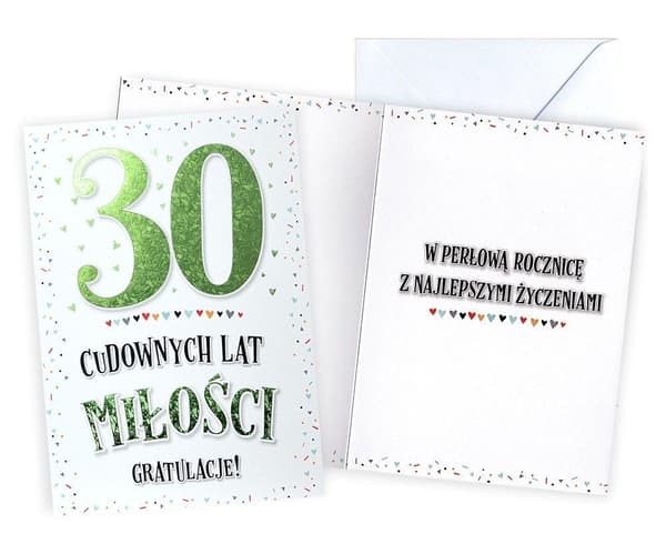 Bryllupsdagskort 30