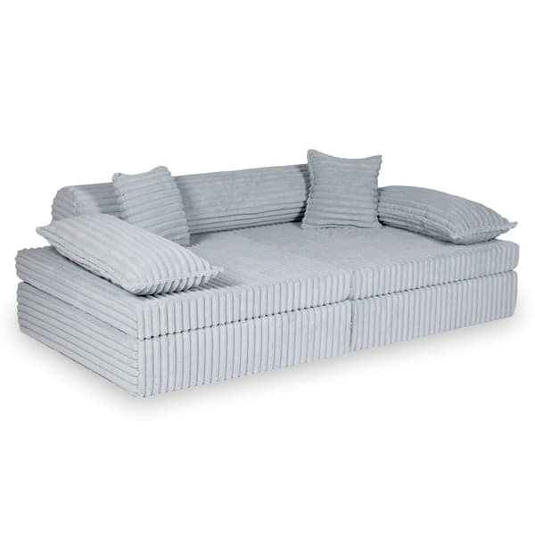 Montessori Premium Waffle Grå Legesofa