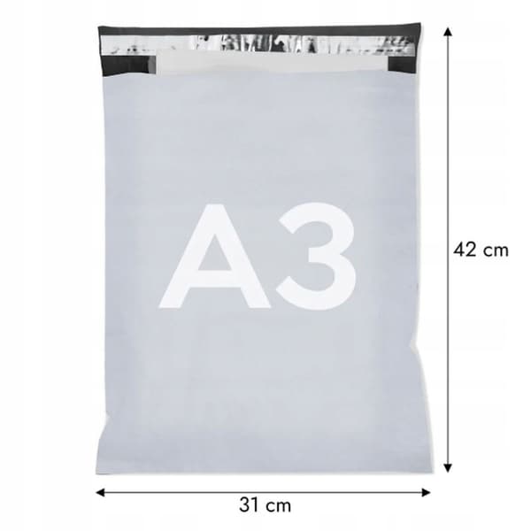 Zenwire A3 foliekuvert 310 x 420 mm 50 stk.