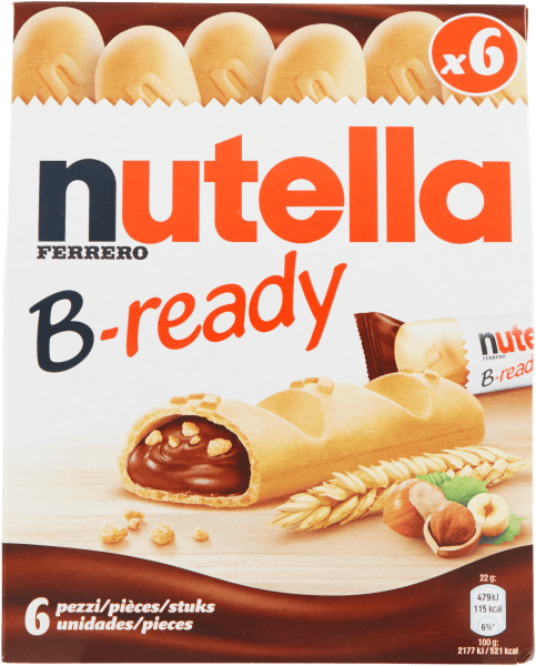Nutella-vohveli B-valmis 6x22g - Ferrero