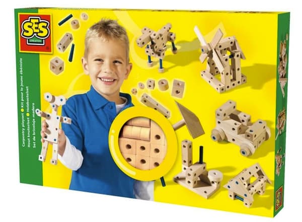SES Creative Pieni Puusepänpaja Rakennussarja