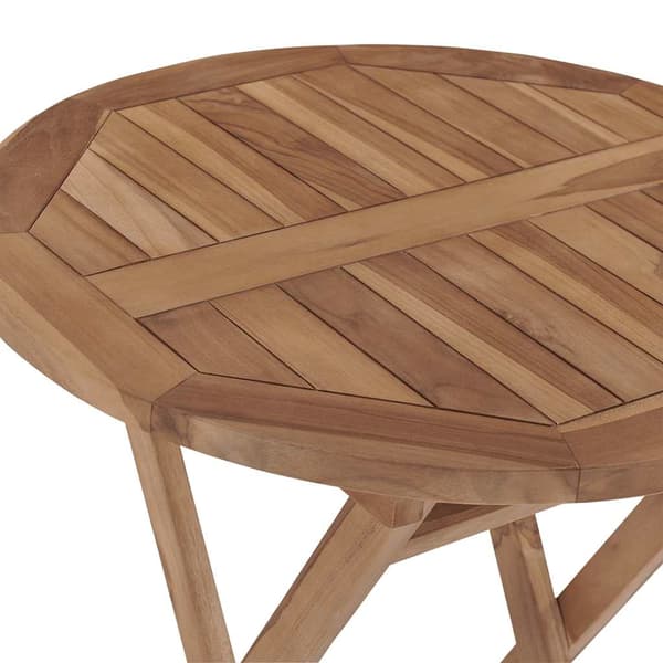 vidaXL 3-delat trädgårdsmöbelset, massiv teak