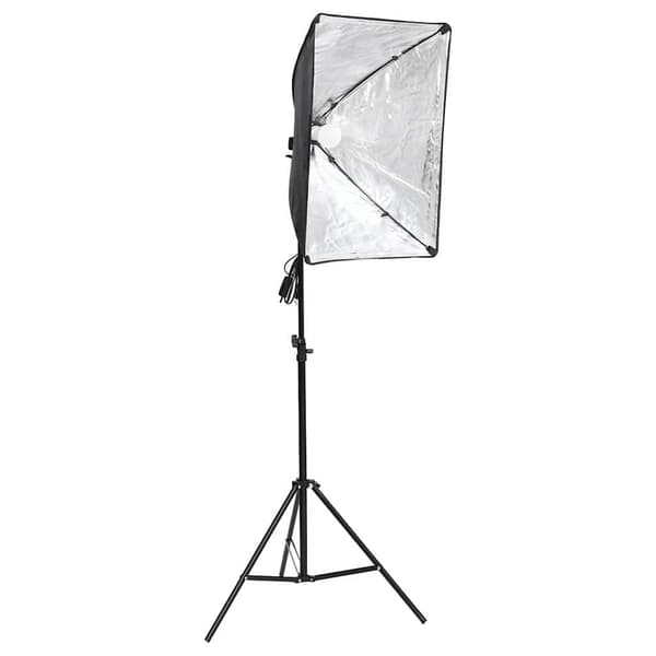 vidaXL Studiosetti Softboxilla, taustoilla ja heijastimilla