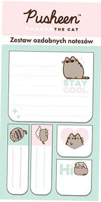 Sæt med 5 dekorative notesbøger. Pusheen